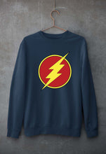 Load image into Gallery viewer, Flash Superhero Unisex Sweatshirt for Men/Women-Navy Blue-Ektarfa.online
