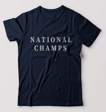 Load image into Gallery viewer, National Champs T-Shirt for Men-Navy Blue-Ektarfa.online