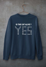 Load image into Gallery viewer, SCHRÖDINGER'S CAT Unisex Sweatshirt for Men/Women-Navy Blue-Ektarfa.online