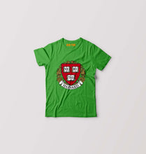 Load image into Gallery viewer, Harvard University Kids T-Shirt for Boy/Girl-Flag Green-Ektarfa.online