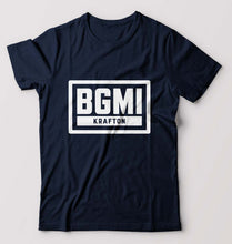Load image into Gallery viewer, Battlegrounds Mobile India (BGMI) T-Shirt for Men-Navy Blue-Ektarfa.online