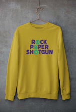Load image into Gallery viewer, Rock Paper Shotgun Unisex Sweatshirt for Men/Women-Mustard Yellow-Ektarfa.online