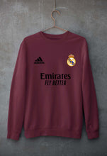 Load image into Gallery viewer, Real Madrid 2021-22 Unisex Sweatshirt for Men/Women-Maroon-Ektarfa.online