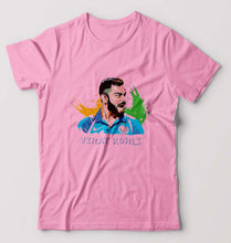 Load image into Gallery viewer, Virat Kohli T-Shirt for Men-Light Baby Pink-Ektarfa.online
