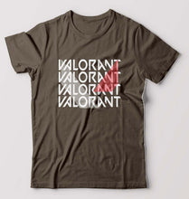 Load image into Gallery viewer, Valorant T-Shirt for Men-Olive Green-Ektarfa.online