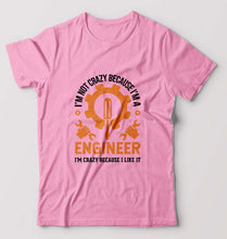 Load image into Gallery viewer, Crazy Engineer T-Shirt for Men-Light Baby Pink-Ektarfa.online