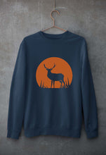 Load image into Gallery viewer, Deer Unisex Sweatshirt for Men/Women-Navy Blue-Ektarfa.online