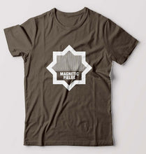 Load image into Gallery viewer, Magnetic fields T-Shirt for Men-Olive Green-Ektarfa.online