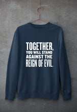 Load image into Gallery viewer, Reign-of-evil Unisex Sweatshirt for Men/Women-Navy Blue-Ektarfa.online