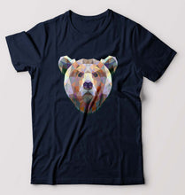 Load image into Gallery viewer, Bear T-Shirt for Men-Navy Blue-Ektarfa.online