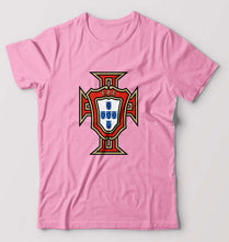 Load image into Gallery viewer, Portugal Football T-Shirt for Men-Light Baby Pink-Ektarfa.online