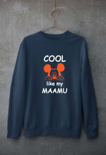 Load image into Gallery viewer, Cool Like My Maamu Unisex Sweatshirt for Men/Women-Navy Blue-Ektarfa.online
