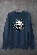 Load image into Gallery viewer, Karl Marx Unisex Sweatshirt for Men/Women-Navy Blue-Ektarfa.online