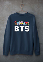 Load image into Gallery viewer, BTS Unisex Sweatshirt for Men/Women-Navy Blue-Ektarfa.online