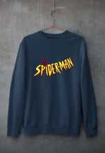 Load image into Gallery viewer, Spiderman Superhero Unisex Sweatshirt for Men/Women-Navy Blue-Ektarfa.online