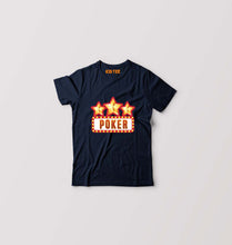 Load image into Gallery viewer, Poker Kids T-Shirt for Boy/Girl-Navy Blue-Ektarfa.online