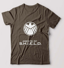 Load image into Gallery viewer, Agents of S.H.I.E.L.D T-Shirt for Men-Olive Green-Ektarfa.online