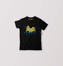 Load image into Gallery viewer, Minion Hurrey Kids T-Shirt for Boy/Girl-Black-Ektarfa.online