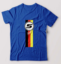 Load image into Gallery viewer, Sebastian Vettel F1 T-Shirt for Men-Royal Blue-Ektarfa.online
