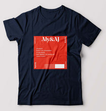 Load image into Gallery viewer, Aly & AJ T-Shirt for Men-Navy Blue-Ektarfa.online
