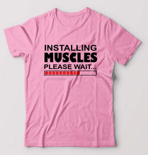 Load image into Gallery viewer, Gym T-Shirt for Men-Light Baby Pink-Ektarfa.online
