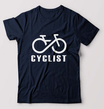 Load image into Gallery viewer, Cyclist T-Shirt for Men-Navy Blue-Ektarfa.online