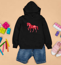 Load image into Gallery viewer, HORSE Kids Hoodie for Boy/Girl-Black-Ektarfa.online