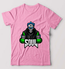 Load image into Gallery viewer, Battlegrounds Mobile India (BGMI) T-Shirt for Men-Light Baby Pink-Ektarfa.online