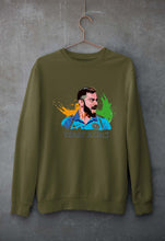 Load image into Gallery viewer, Virat Kohli Unisex Sweatshirt for Men/Women-Olive Green-Ektarfa.online