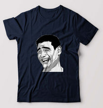 Load image into Gallery viewer, Yao Ming Face(Bitch Please) T-Shirt for Men-Navy Blue-Ektarfa.online