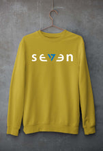 Load image into Gallery viewer, Seven MS Dhoni Unisex Sweatshirt for Men/Women-Mustard Yellow-Ektarfa.online