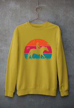 Load image into Gallery viewer, Horse Riding Unisex Sweatshirt for Men/Women-Mustard yellow-Ektarfa.online