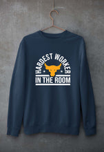 Load image into Gallery viewer, Hardest Worker In the Room Gym Unisex Sweatshirt for Men/Women-Navy Blue-Ektarfa.online