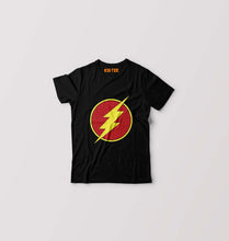 Load image into Gallery viewer, Flash Superhero Kids T-Shirt for Boy/Girl-Black-Ektarfa.online