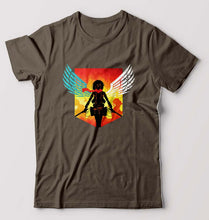 Load image into Gallery viewer, Attack on Titan T-Shirt for Men-Olive Green-Ektarfa.online