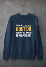 Load image into Gallery viewer, Doctor Unisex Sweatshirt for Men/Women-Navy Blue-Ektarfa.online