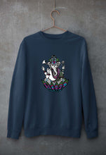 Load image into Gallery viewer, Psychedelic Ganesha Unisex Sweatshirt for Men/Women-Navy Blue-Ektarfa.online