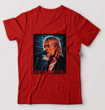 Load image into Gallery viewer, Kurt Cobain T-Shirt for Men-Red-Ektarfa.online