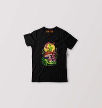 Load image into Gallery viewer, Trippy Psychedelic Weed Stoned T-Shirt for Boy/Girl-Black-Ektarfa.online