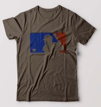 Load image into Gallery viewer, Baseball T-Shirt for Men-Olive Green-Ektarfa.online