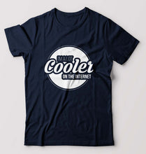 Load image into Gallery viewer, Internet T-Shirt for Men-Navy Blue-Ektarfa.online