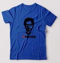 Load image into Gallery viewer, Money Heist The Professor T-Shirt for Men-Royal Blue-Ektarfa.online