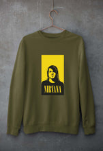 Load image into Gallery viewer, Nirvana Unisex Sweatshirt for Men/Women-Olive Green-Ektarfa.online