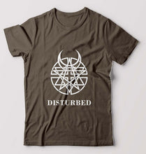 Load image into Gallery viewer, Disturbed T-Shirt for Men-Olive Green-Ektarfa.online