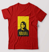 Load image into Gallery viewer, Nirvana T-Shirt for Men-Red-Ektarfa.online