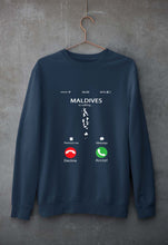 Load image into Gallery viewer, Maldives Calling Unisex Sweatshirt for Men/Women-Navy blue-Ektarfa.online