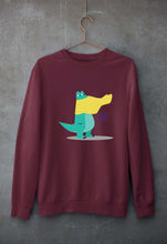 Load image into Gallery viewer, Crocodile Unisex Sweatshirt for Men/Women-Maroon-Ektarfa.online