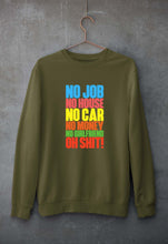 Load image into Gallery viewer, Oh Shit Funny Unisex Sweatshirt for Men/Women-Olive Green-Ektarfa.online