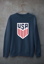 Load image into Gallery viewer, USA Football Unisex Sweatshirt for Men/Women-Navy Blue-Ektarfa.online