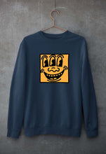 Load image into Gallery viewer, Keith Haring Funny Unisex Sweatshirt for Men/Women-Navy Blue-Ektarfa.online
